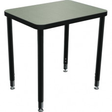 Mooreco Balt Snap Desk Configurable Student Desking - Rectangle Top - Four Leg Base - 4 Legs - 29" Table Top Width x 20" Table Top Depth x 1.25" Table Top Thickness - 32" Height - Assembly Required - Rubber, Tubular Steel 104311-4622