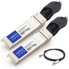 AddOn Brocade Compatible TAA Compliant 10GBase-CU SFP+ to SFP+ Direct Attach Cable (Active Twinax, 0.5m) - 100% application tested and guaranteed to work - TAA Compliance 10G-SFPP-TWX-50CM-AO