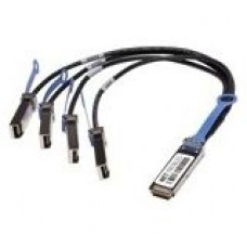 Netpatibles 10GB-4-C03-QSFP-NP QSFP/SFP+ Network Cable - 9.84 ft QSFP/SFP+ Network Cable for Network Device - First End: 1 x QSFP Network - Second End: 4 x SFP+ Network - 1.25 GB/s 10GB-4-C03-QSFP-NP