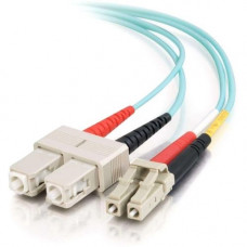 Legrand Group 7M FIBER OPTIC MMF OM3 LC/SC 50/125 DUPLEX PVC 10GB AQUA CBL TAA 21622