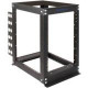 Innovation First Rack Solutions 16U Open Frame Rack - 24" Depth - For PDU, UPS, A/V Equipment - 16U Rack Height x 19" Rack Width - Black Powder Coat - 3000 lb Maximum Weight Capacity 111-2325