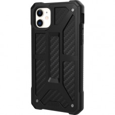 Urban Armor Gear Monarch Series iPhone 11 Case - For Apple iPhone 11 Smartphone - Carbon Fiber - Impact Resistant, Drop Resistant, Shock Resistant - Thermoplastic Polyurethane (TPU), Polycarbonate, Alloy Metal, Carbon Fiber 111711114242