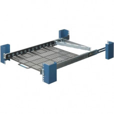 Innovation First Rack Solutions Sliding Computer Shelf - 24" (without CMA) - Rack-mountable - Black Powder Coat - 45 lb Maximum Weight Capacity 112-1534