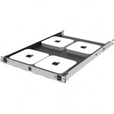 Rack Solution 4POST SLIDING SHELF WITH USB PORTS FOR MAC MINIS - HOLDS UP TO 4 MAC MINIS, TOTA - TAA Compliance 112-5541
