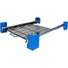 Innovation First Rack Solutions Light Duty Sliding Equipment Shelf - For Server - 1U Rack Height - Rack-mountable - Black Textured Powder Coat - Steel - 46.30 lb Maximum Weight Capacity - TAA Compliant 112-5651