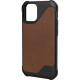 Urban Armor Gear Metropolis LT Series iPhone 12 Mini 5G Case - For Apple iPhone 12 mini Smartphone - Debossed Branding Detail - LTHR ARMR Brown - Impact Resistant, Drop Resistant, Shock Resistant - Italian Leather 11234O118380