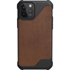 Urban Armor Gear Metropolis LT Series iPhone 12 Pro 5G Case - For Apple iPhone 12 Pro Smartphone - LTHR ARMR Brown - Impact Resistant, Drop Resistant, Shock Resistant - Italian Leather 11235O118380