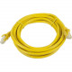 Monoprice FLEXboot Series Cat6 24AWG UTP Ethernet Network Patch Cable, 14ft Yellow - 14 ft Category 6 Network Cable for Network Device - First End: 1 x RJ-45 Male Network - Second End: 1 x RJ-45 Male Network - Patch Cable - Gold Plated Contact - Yellow 11