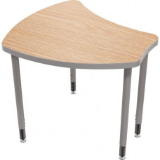 Mooreco Balt Shapes Desk - Small - Four Leg Base - 4 Legs - 29.90" Table Top Width x 28.40" Table Top Depth x 1.25" Table Top Thickness - 32" Height - Assembly Required - Tubular Steel 114361-4622