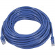 Monoprice FLEXboot Series Cat5e 24AWG UTP Ethernet Network Patch Cable, 50ft Blue - 50 ft Category 5e Network Cable for Network Device - First End: 1 x RJ-45 Male Network - Second End: 1 x RJ-45 Male Network - Patch Cable - Gold Plated Contact - Blue 1134