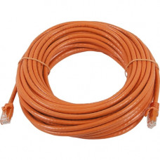 Monoprice FLEXboot Series Cat5e 24AWG UTP Ethernet Network Patch Cable, 50ft Orange - 50 ft Category 5e Network Cable for Network Device - First End: 1 x RJ-45 Male Network - Second End: 1 x RJ-45 Male Network - Patch Cable - Gold Plated Contact - Orange 