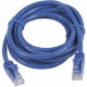 Monoprice FLEXboot Series Cat5e 24AWG UTP Ethernet Network Patch Cable, 7ft Blue - 7 ft Category 5e Network Cable for Network Device - First End: 1 x RJ-45 Male Network - Second End: 1 x RJ-45 Male Network - Patch Cable - Gold Plated Contact - Blue 11382