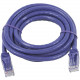Monoprice FLEXboot Series Cat5e 24AWG UTP Ethernet Network Patch Cable, 7ft Purple - 7 ft Category 5e Network Cable for Network Device - First End: 1 x RJ-45 Male Network - Second End: 1 x RJ-45 Male Network - Patch Cable - Gold Plated Contact - Purple 11