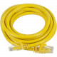Monoprice FLEXboot Series Cat5e 24AWG UTP Ethernet Network Patch Cable, 7ft Yellow - 7 ft Category 5e Network Cable for Network Device - First End: 1 x RJ-45 Male Network - Second End: 1 x RJ-45 Male Network - Patch Cable - Gold Plated Contact - Yellow 11