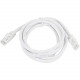 Monoprice Flexboot Cat.6 UTP Patch Network Cable - 7 ft Category 6 Network Cable for Network Device - First End: 1 x RJ-45 Male Network - Second End: 1 x RJ-45 Male Network - Patch Cable - Gold Plated Contact - CMX - 24 AWG - White - 1 Pack 11392