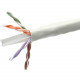 Monoprice Cat.6 UTP Network Cable - 1000 ft Category 6 Network Cable for Network Device - Bare Wire - Bare Wire - White 11438