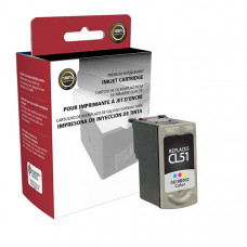 Clover Technologies Group CIG Remanufactured High Yield Color Ink Cartridge (Alternative for Canon 0618B002, CL-51) (545 Yield) - TAA Compliance 115238