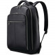 Samsonite Carrying Case (Backpack) for 15.6" Notebook - Black - Damage Resistant, Scuff Resistant, Scratch Resistant - Leather, Mesh Pocket - Shoulder Strap - 18" Height x 5.5" Width 126037-1041