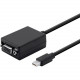 Monoprice Mini DisplayPort 1.1 to VGA Adapter, Black - 6" Mini DisplayPort/VGA Video Cable for Video Device, Notebook, MacBook - First End: 1 x Mini DisplayPort Male Digital Audio/Video - Second End: 1 x HD-15 Female VGA - Black 12743