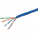 Monoprice Cat. 5e UTP Network Cable - 1000 ft Category 5e Network Cable for Network Device - Bare Wire - Bare Wire - Blue 12757