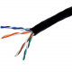 Monoprice Cat. 5e UTP Network Cable - 1000 ft Category 5e Network Cable for Network Device - Bare Wire - Bare Wire - Black 12765
