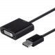 Monoprice DisplayPort 1.2a to DVI Active Adapter, Black - 6" DisplayPort/DVI Video Cable for Audio/Video Device, Monitor - First End: 1 x DisplayPort Female Digital Audio/Video - Second End: 1 x DVI (Dual-Link) Male Video - Supports up to 2560 x 1600