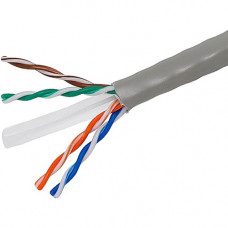 Monoprice Cat. 6 UTP Network Cable - 1000 ft Category 6 Network Cable for Network Device - First End: Bare Wire - Second End: Bare Wire - 24 AWG - Gray 12793