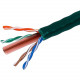 Monoprice Cat. 6 UTP Network Cable - 1000 ft Category 6 Network Cable for Network Device - Bare Wire - Bare Wire - Green 12796