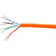 Monoprice Cat. 6 UTP Network Cable - 1000 ft Category 6 Network Cable for Network Device - Bare Wire - Bare Wire - Orange 12797