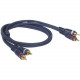 C2g 3ft Velocity RCA Stereo Audio Cable - RCA Male - RCA Male - 3ft - Blue 13032