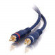 C2g 6ft Velocity RCA Stereo Audio Cable - RCA Male - RCA Male - 6ft - Blue 13033