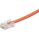 Monoprice ZEROboot Series Cat5e 24AWG UTP Ethernet Network Patch Cable, 50ft Orange - 50 ft Category 5e Network Cable for Network Device - First End: 1 x RJ-45 Male Network - Second End: 1 x RJ-45 Male Network - Patch Cable - Orange 13176