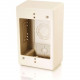 C2g Tyton Raceway Single Gang 2in Junction Box - Ivory - 1-gang - Ivory 13379