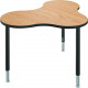 Mooreco Balt Cloud 9 Configurable Student Desk - 36.12" Table Top Width x 25.50" Table Top Depth - 32" Height - Powder Coated 1343C1-7928
