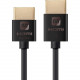 Monoprice Ultra Slim 18Gbps Active High Speed HDMI Cable, 6ft Black - 6 ft HDMI A/V Cable for Audio/Video Device - First End: 1 x HDMI Male Digital Audio/Video - Second End: 1 x HDMI Male Digital Audio/Video - 2.25 GB/s - Supports up to 3840 x 2160 - Blac