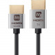 Monoprice Ultra Slim 18Gbps Active High Speed HDMI Cable, 10ft Silver - 10 ft HDMI A/V Cable for Audio/Video Device - First End: 1 x HDMI Male Digital Audio/Video - Second End: 1 x HDMI Male Digital Audio/Video - 2.25 GB/s - Supports up to 3840 x 2160 - S