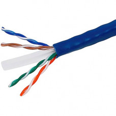 Monoprice Cat. 6 UTP Network Cable - 250 ft Category 6 Network Cable for Network Device - First End: Bare Wire - Second End: Bare Wire - 23 AWG - Blue 13676