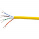 Monoprice Cat. 5e UTP Network Cable - 1000 ft Category 5e Network Cable for Network Device - Bare Wire - Bare Wire - Yellow 13740
