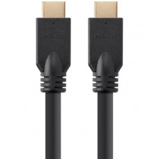 Monoprice Commercial Series 26AWG High Speed HDMI Cable, 15ft Generic - 15 ft HDMI A/V Cable for Audio/Video Device, HDTV - First End: 1 x HDMI Male Digital Audio/Video - Second End: 1 x HDMI Male Digital Audio/Video - 1.28 GB/s - Supports up to 1080 - Go