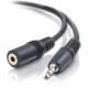 C2g 6ft 3.5mm Stereo Extension Cable - M/F - Mini-phone Male - Mini-phone Female Audio - 6ft - Black 13787
