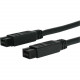 Startech.Com 6 ft 1394b 9 Pin to 9 Pin Firewire 800 Cable M/M - Male FireWire - Male FireWire - 6ft - Black 1394_99_6
