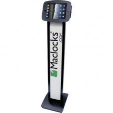 Compulocks Brands Inc. MacLocks iPad mini Space BrandMe Stand - Aluminum - Black 140B235SMENB