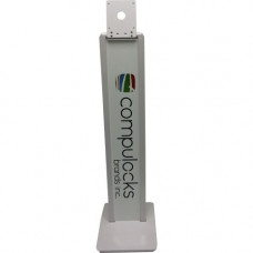 Compulocks Brands Inc. Tablet Floor Stand Branded Mount BrandME - White - Floor Stand - Aluminum - White - TAA Compliance 140W