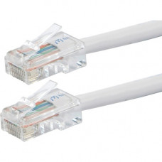 Monoprice ZEROboot Series Cat5e 24AWG UTP Ethernet Network Patch Cable, 100ft White - 100 ft Category 5e Network Cable for Network Device - First End: 1 x RJ-45 Network - Male - Second End: 1 x RJ-45 Network - Male - Patch Cable - Gold Plated Contact - 24