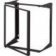 Legrand Group C2G 11U Swing Out Wall Mount Open Frame Rack - 18in Deep (TAA Compliant) - For LAN Switch, Patch Panel - 11U Rack Height x 19" Rack Width - Wall Mountable - Black - 75 lb Maximum Weight Capacity - TAA Compliant 14615
