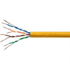 Monoprice Cat. 6 UTP Network Cable - 250 ft Category 6 Network Cable for Network Device - Bare Wire - Bare Wire - Yellow 14770