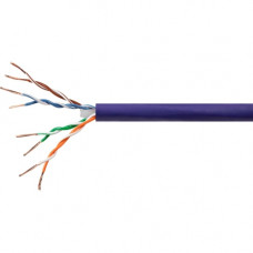 Monoprice Cat. 6 UTP Network Cable - 250 ft Category 6 Network Cable for Network Device - Bare Wire - Bare Wire - Purple 14773