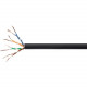 Monoprice Cat. 5e UTP Network Cable - 250 ft Category 5e Network Cable for Network Device - Bare Wire - Bare Wire - Black 14774