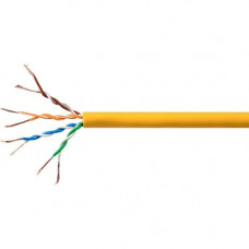 Monoprice Cat. 5e UTP Network Cable - 250 ft Category 5e Network Cable for Network Device - Bare Wire - Bare Wire - Yellow 14777