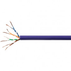 Monoprice Cat. 5e UTP Network Cable - 250 ft Category 5e Network Cable for Network Device - Bare Wire - Bare Wire - Purple 14780